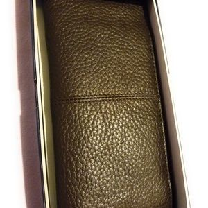 Cole Haan - Breast Pocket Leather Wallet  Chocolat